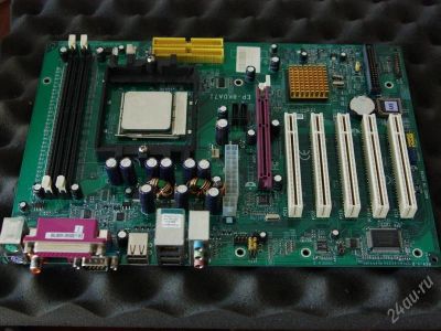 Лот: 1548556. Фото: 1. Epox EP-8KDA7I nForce 3 + проц... Материнские платы