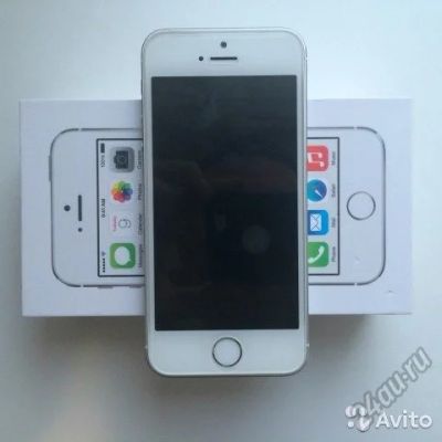 Лот: 6793528. Фото: 1. iPhone 5S 16GB Silver идеальное... Смартфоны