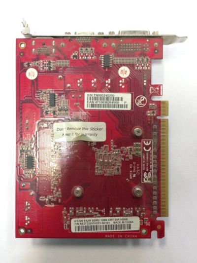 Лот: 7113296. Фото: 1. Видеокарта nvidia GeForce GT 220. Видеокарты
