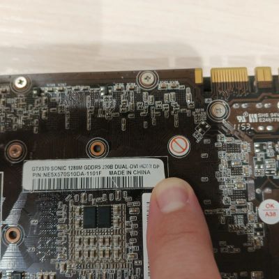 Лот: 20840450. Фото: 1. Видеокарта GeForce® GTX 570 Sonic... Видеокарты