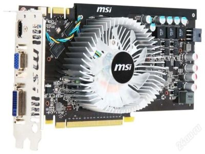 Лот: 2037810. Фото: 1. Видеокарта MSI GeForce GTS 250... Видеокарты