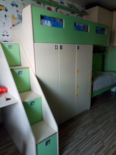 Лот: 11712868. Фото: 1. детский гарнитур (детские кровати... Комплекты детской мебели