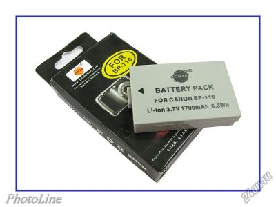 Лот: 5976273. Фото: 1. Аккумулятор батарея DSTE Canon... Аккумуляторы, зарядные