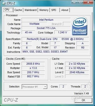 Лот: 2043034. Фото: 1. Intel Pentium Dual-Core e5300. Процессоры