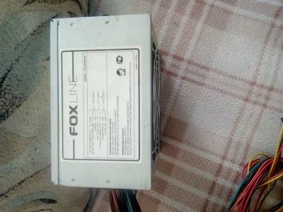 Лот: 24930276. Фото: 1. блок питания fox line atx400prs. Корпуса, блоки питания