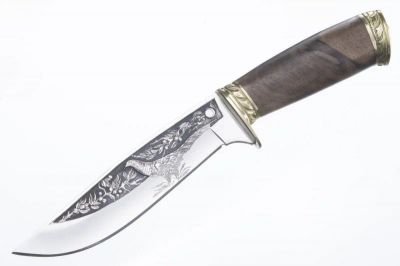 Лот: 15936839. Фото: 1. Нож Кизляр Фазан латунь. Ножи, топоры