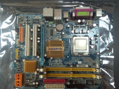 Лот: 7871495. Фото: 1. Материнская плата gigabyte GA-946GMX-S2... Материнские платы