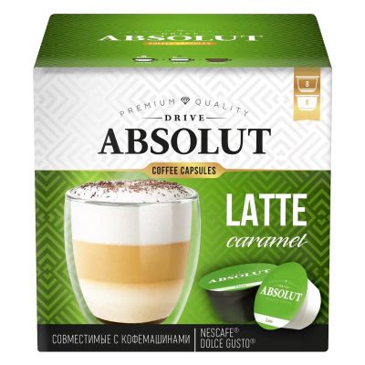 Лот: 24474022. Фото: 1. Кофе в капсулах Absolut Drive... Чай, кофе, какао