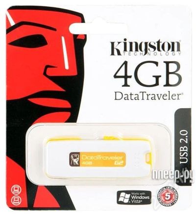 Лот: 357980. Фото: 1. Kingston DataTraveler G2 4гб. USB-флеш карты