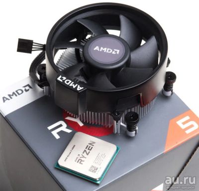 Лот: 15713752. Фото: 1. Процессор Ryzen 5 2400g с охлаждением. Процессоры