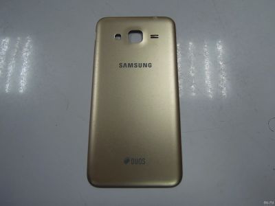 Лот: 12997475. Фото: 1. Задняя крышка золото Samsung J3... Корпуса, клавиатуры, кнопки