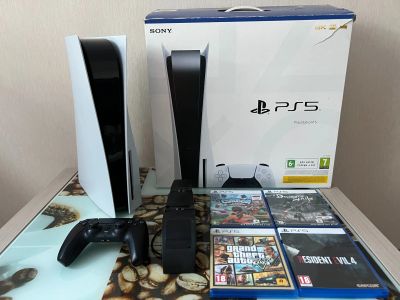 Лот: 24638389. Фото: 1. Sony PlayStation 5 с дисководом... Игровые приставки, консоли