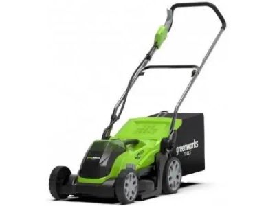 Лот: 23460112. Фото: 1. Электрическая газонокосилка Greenworks... Бензо-, мотоинструмент