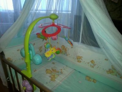 Лот: 7611541. Фото: 1. Мобиль музыкальный. Для младенцев
