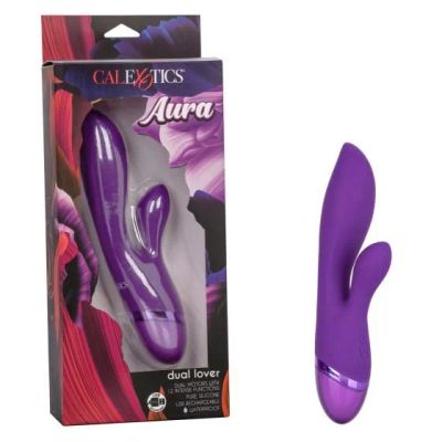 Лот: 22059887. Фото: 1. Вибратор AURA DUAL LOVER: 12 режимов... Игрушки