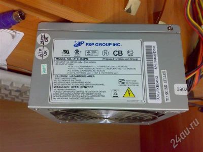 Лот: 570001. Фото: 1. FSP 350Вт ATX350PN. Корпуса, блоки питания