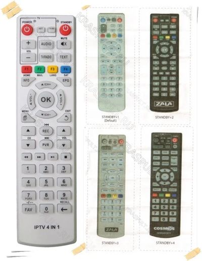 Лот: 10839033. Фото: 1. Пульт универсальный ZALA IPTV... Пульты ДУ