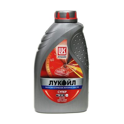 Лот: 11667680. Фото: 1. Лукойл СУПЕР SAE 5w40 SG/CD (1л... Масла, жидкости