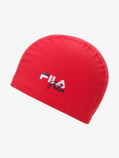 Лот: 25681029. Фото: 1. Шапочка для плавания FILA, Красный. Другое (спортивная одежда)