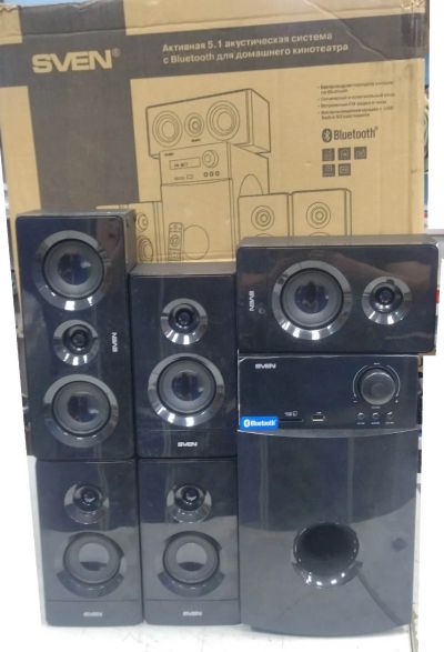 Лот: 19968267. Фото: 1. Колонки 5.1 Sven HT-210. Активные акустические системы