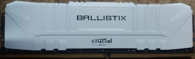 Лот: 19636633. Фото: 1. Ddr4 Crucial ballistix white 3600... Оперативная память