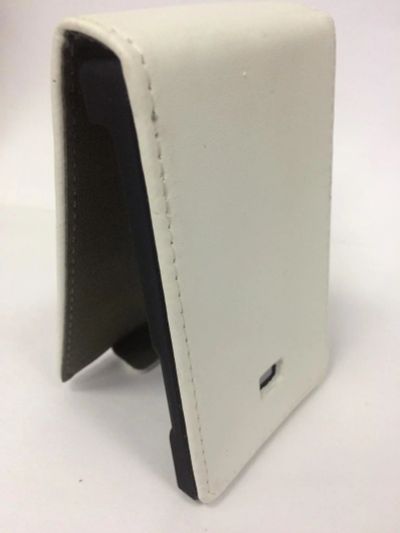 Лот: 9655531. Фото: 1. Чехол-книжка LG L3 Белый Pixel... Чехлы, бамперы