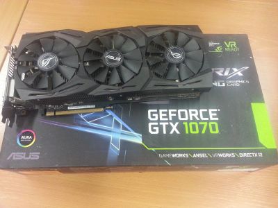 Лот: 12663720. Фото: 1. ASUS GTX 1070. Видеокарты