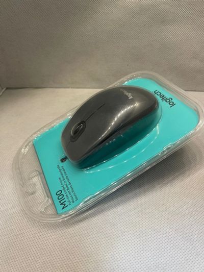 Лот: 20024091. Фото: 1. Мышь проводная Logitech M100. Клавиатуры и мыши
