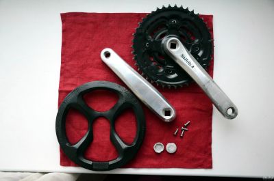 Лот: 13797431. Фото: 1. Система Шатунов Shimano FC-M131... Запчасти