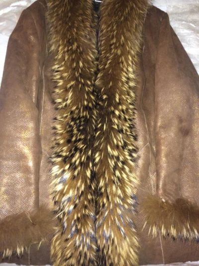 Лот: 10590792. Фото: 1. Дублёнка prima pelle на женщину... Верхняя одежда
