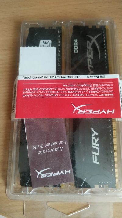 Лот: 19188715. Фото: 1. Оперативная память 16gb ddr4 hyperx... Оперативная память