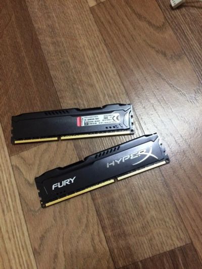 Лот: 15492040. Фото: 1. DDR3 HyperX Fyry Black 16Гб 1600... Оперативная память