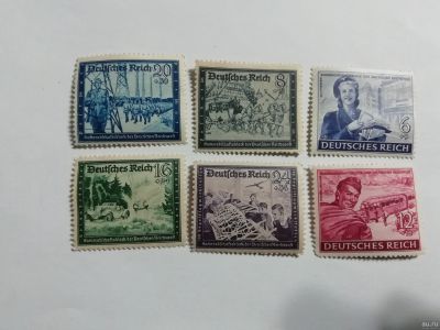 Лот: 17077320. Фото: 1. Германия; Третий Рейх; 1944; марки... Марки