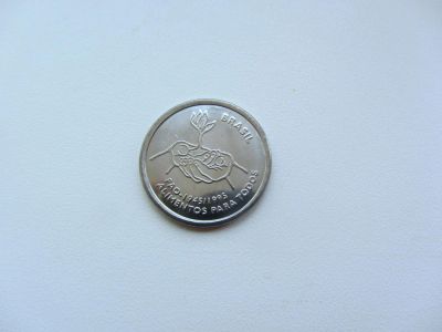 Лот: 7595657. Фото: 1. Бразилия 10 сентаво 1995 " 50... Америка