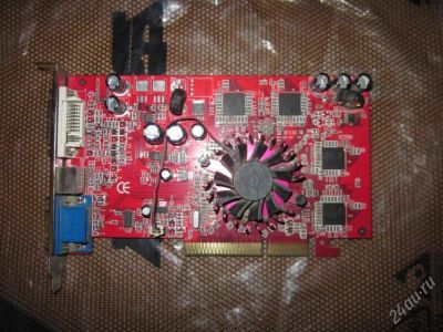 Лот: 2009970. Фото: 1. Radeon 9600 Pro AGP. Видеокарты