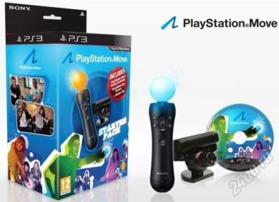 Лот: 1997126. Фото: 1. комплект playstation move .Новый... Аксессуары для игровых приставок, консолей, геймпады