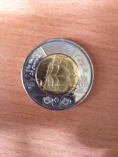 Лот: 5130427. Фото: 1. Канада 2 доллара 2012 года Война... Америка