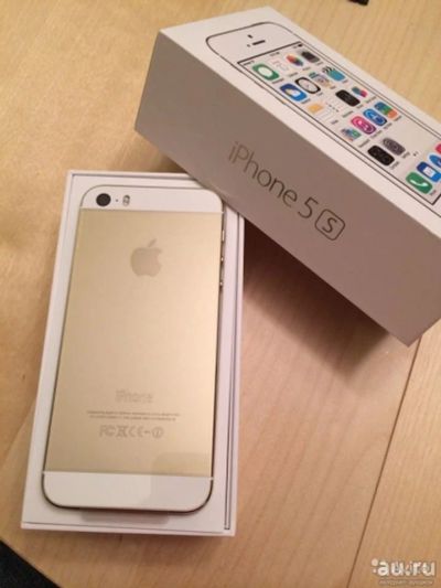 Лот: 8579471. Фото: 1. iphone 5s gold 16gb Отличное состояние... Смартфоны