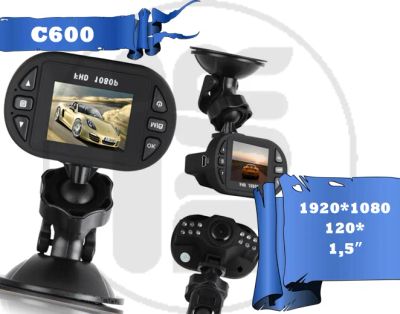 Лот: 3798477. Фото: 1. Видеорегистратор C600. Видеорегистраторы,  радар-детекторы, системы парковки