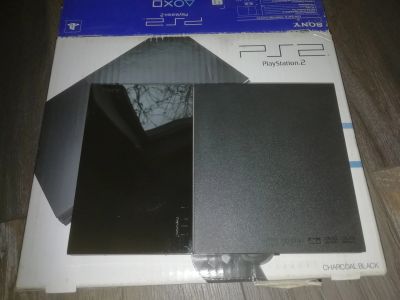 Лот: 14856437. Фото: 1. Консоль SONY PS2 + 7 игр + карта... Игры для консолей