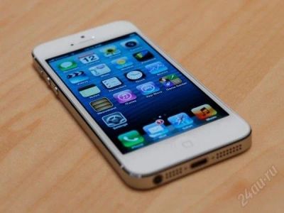 Лот: 2619079. Фото: 1. IPhone 5 32g белый. Смартфоны