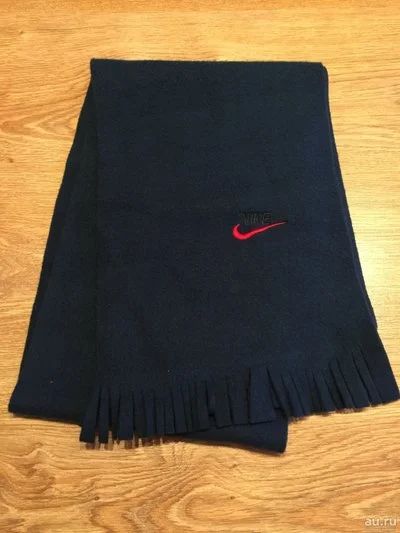 Лот: 15028002. Фото: 1. Новый мужской шарф синий Nike. Шарфы, платки