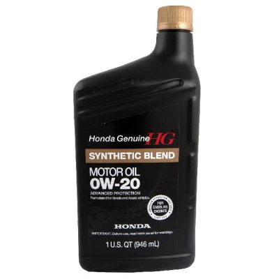 Лот: 14492854. Фото: 1. Honda 0W20 Synthetic Blend SAE... Масла, жидкости