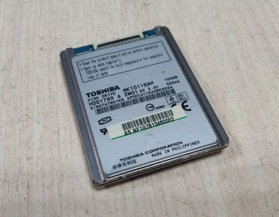 Лот: 21247899. Фото: 1. HDD Toshiba 100GB/1.8"/IDE/4200... Жёсткие диски (HDD)
