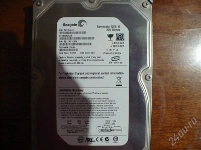 Лот: 626402. Фото: 1. HDD Seagate 320Gb 7200. Жёсткие диски (HDD)