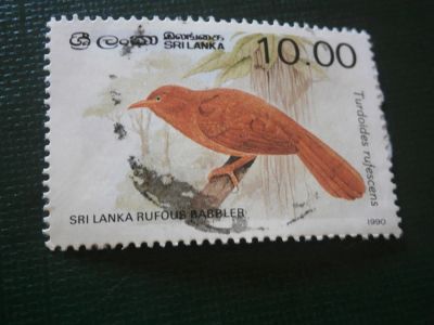 Лот: 9354073. Фото: 1. Марка, Птицы, Шри -Ланка, 1990. Марки