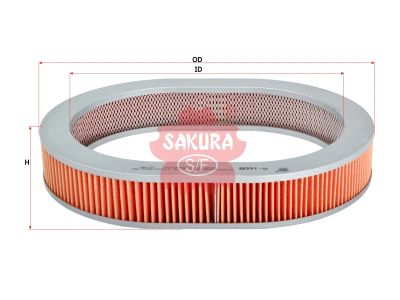 Лот: 17643614. Фото: 1. Воздушный фильтр A-832 SAKURA... Расходные материалы