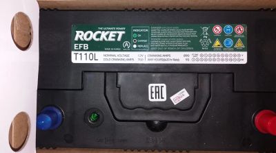 Лот: 21448095. Фото: 1. Авто аккумулятор АКБ Rocket EFB... Аккумуляторы