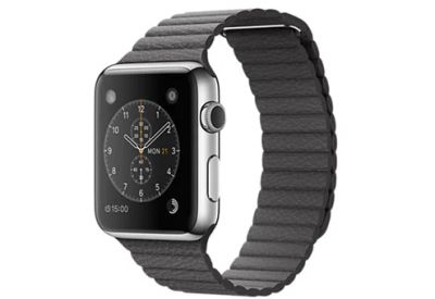 Лот: 7253395. Фото: 1. Apple Watch 42 мм, нержавеющая... Смарт-часы, фитнес-браслеты, аксессуары