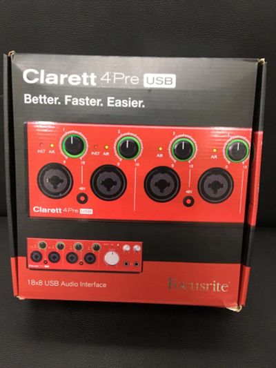 Лот: 11754797. Фото: 1. Внешняя USB звуковая карта Focusrite... Звуковые карты